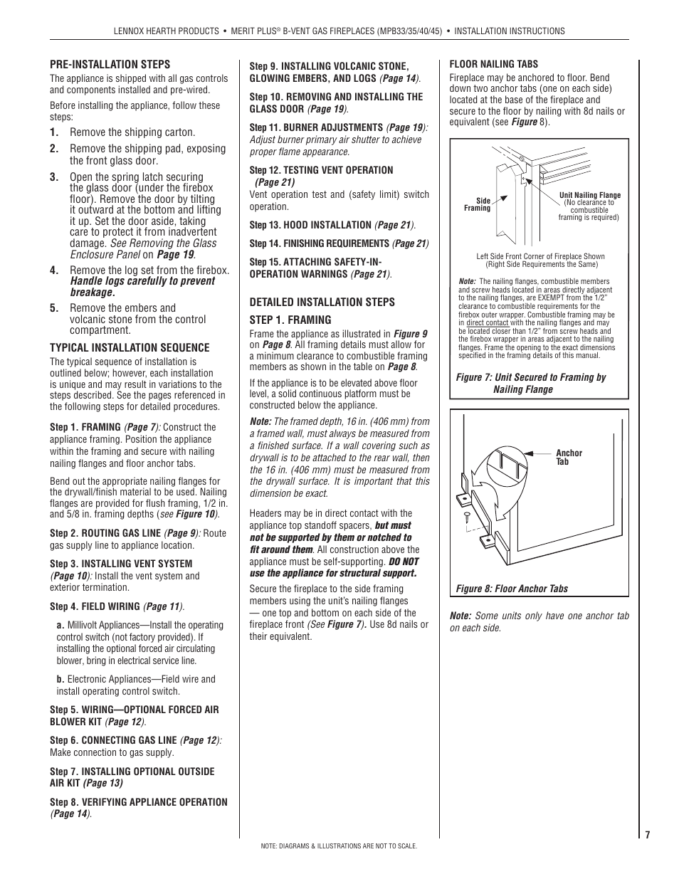 Lennox International Inc. MERIT PLUS MPB3530CNM-B User Manual | Page 7 / 26