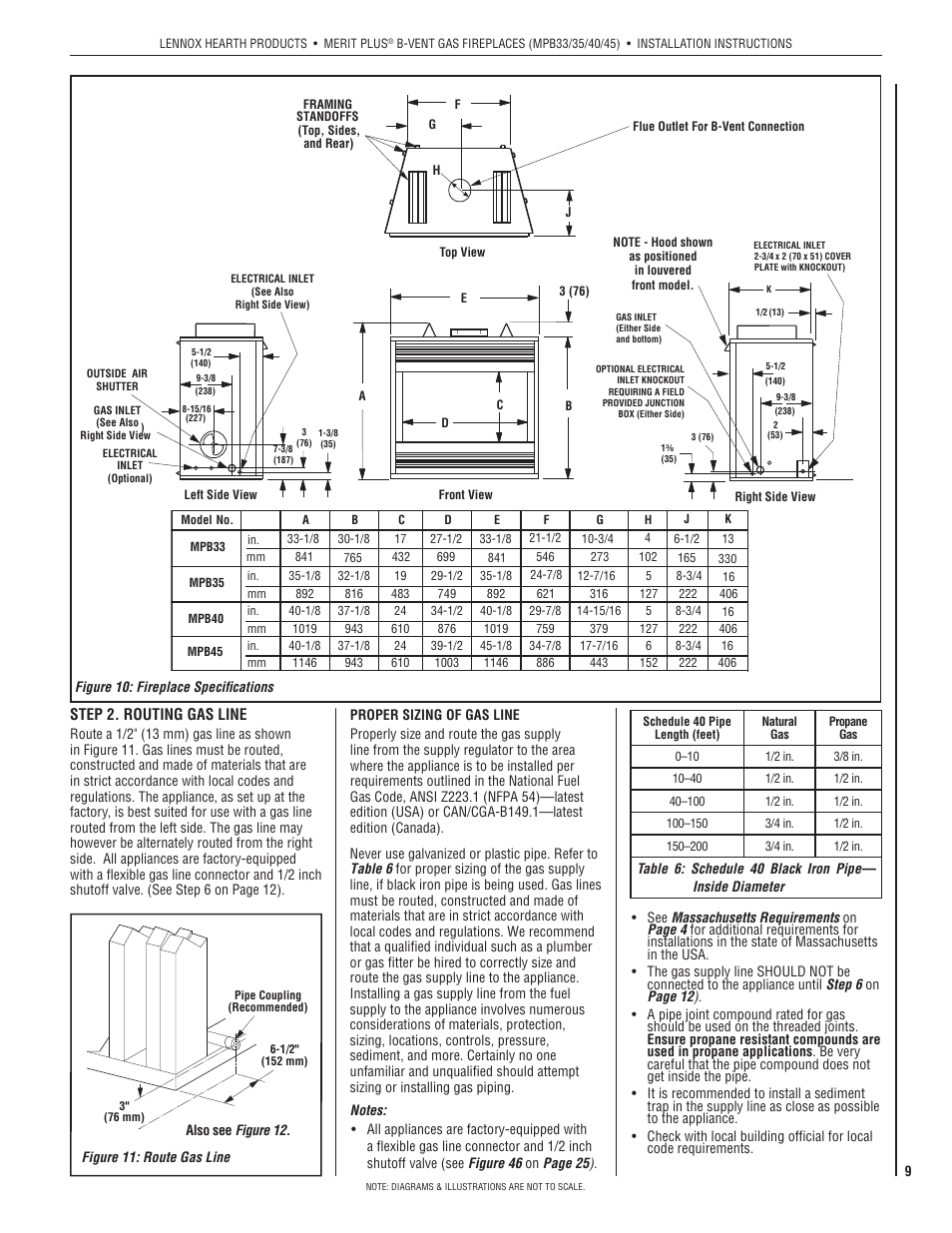 Lennox International Inc. MERIT PLUS MPB3530CNM-B User Manual | Page 9 / 26