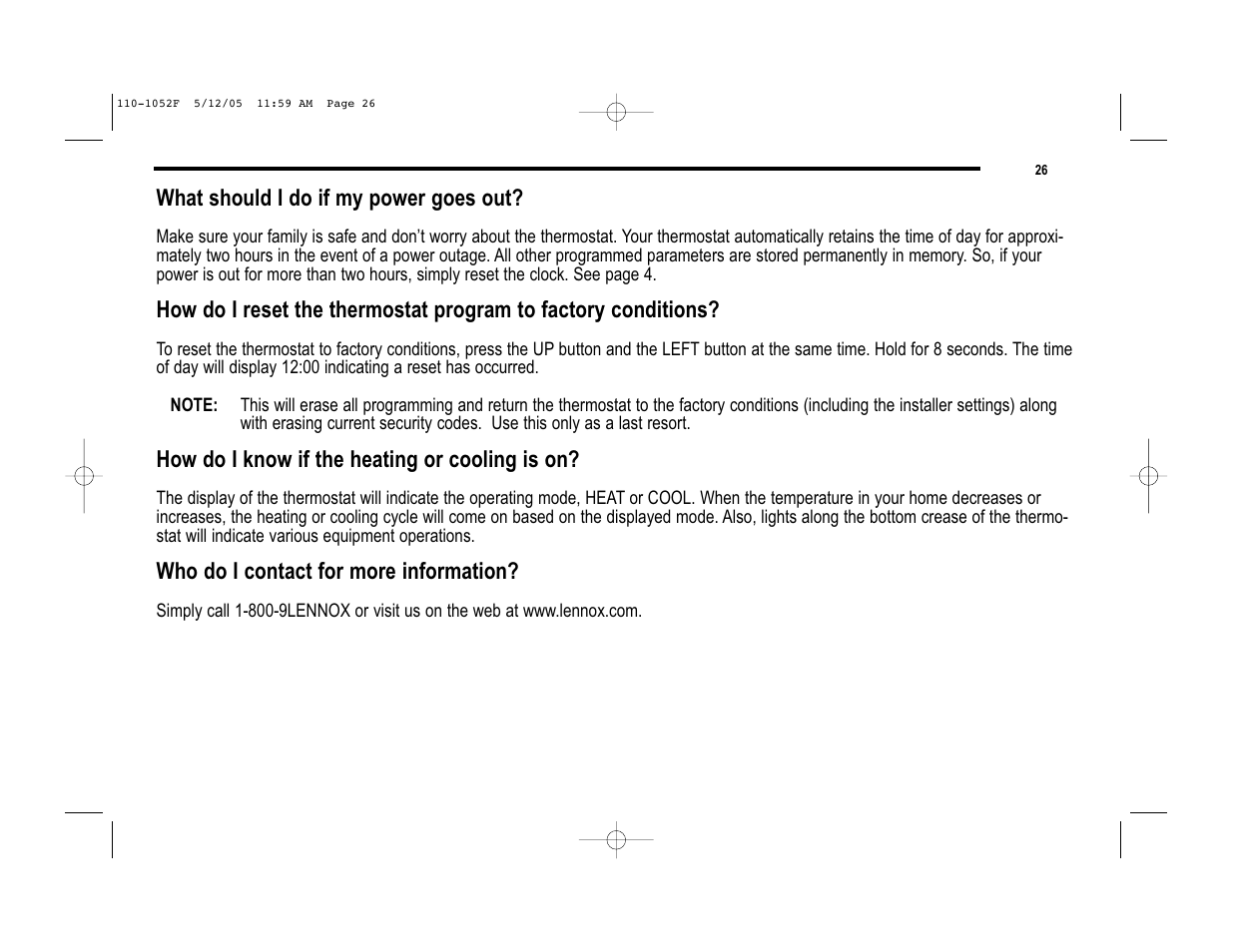 Lennox International Inc. 81M28 User Manual | Page 26 / 28