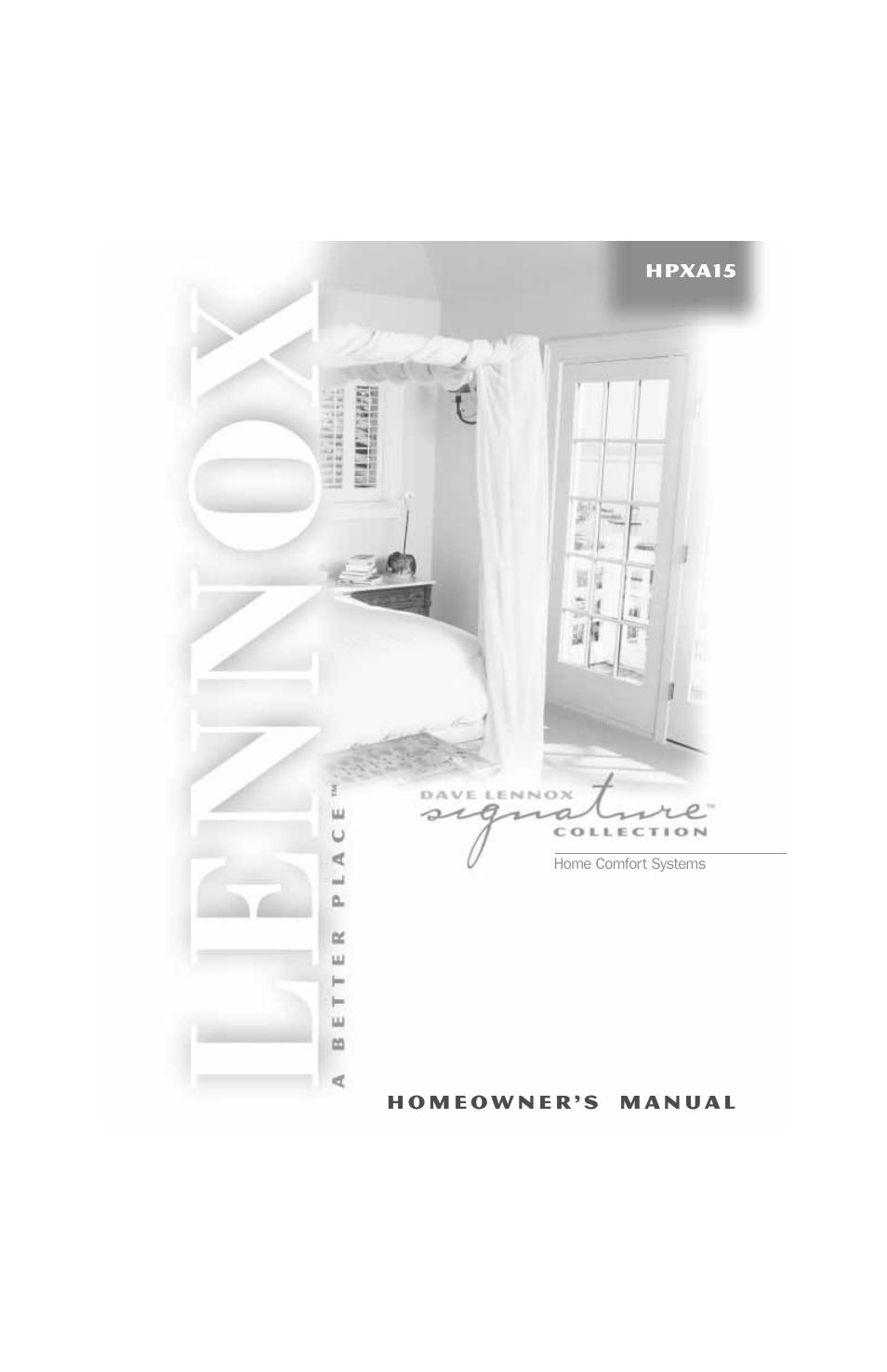 Lennox International Inc. HPXa15 User Manual | 4 pages