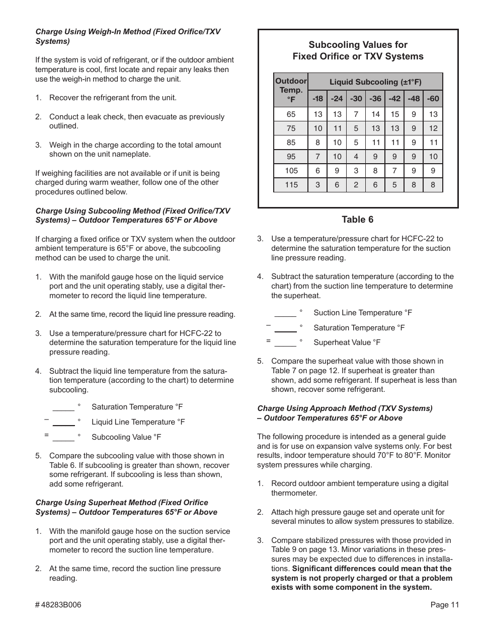 Lennox International Inc. 2SCU13 User Manual | Page 11 / 18