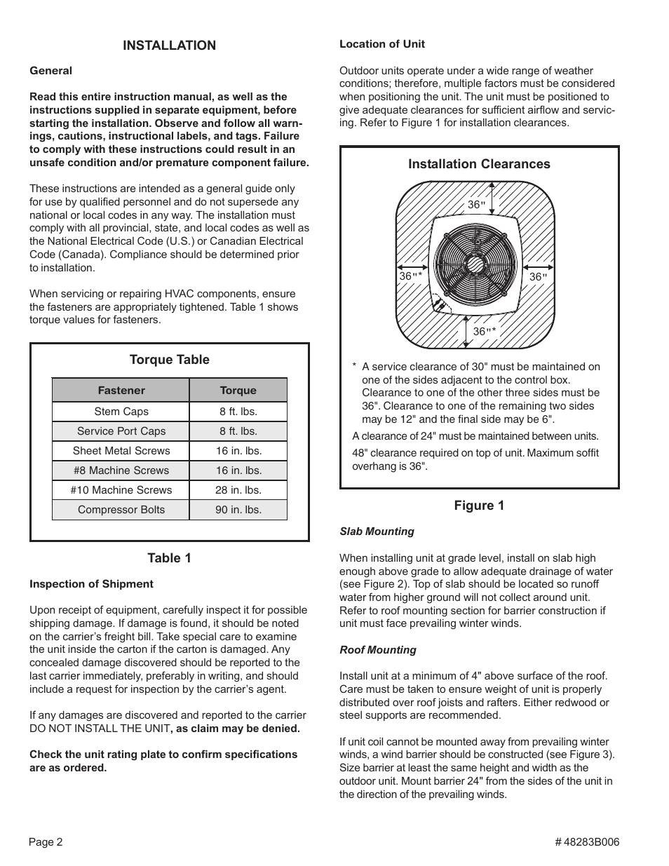 Lennox International Inc. 2SCU13 User Manual | Page 2 / 18