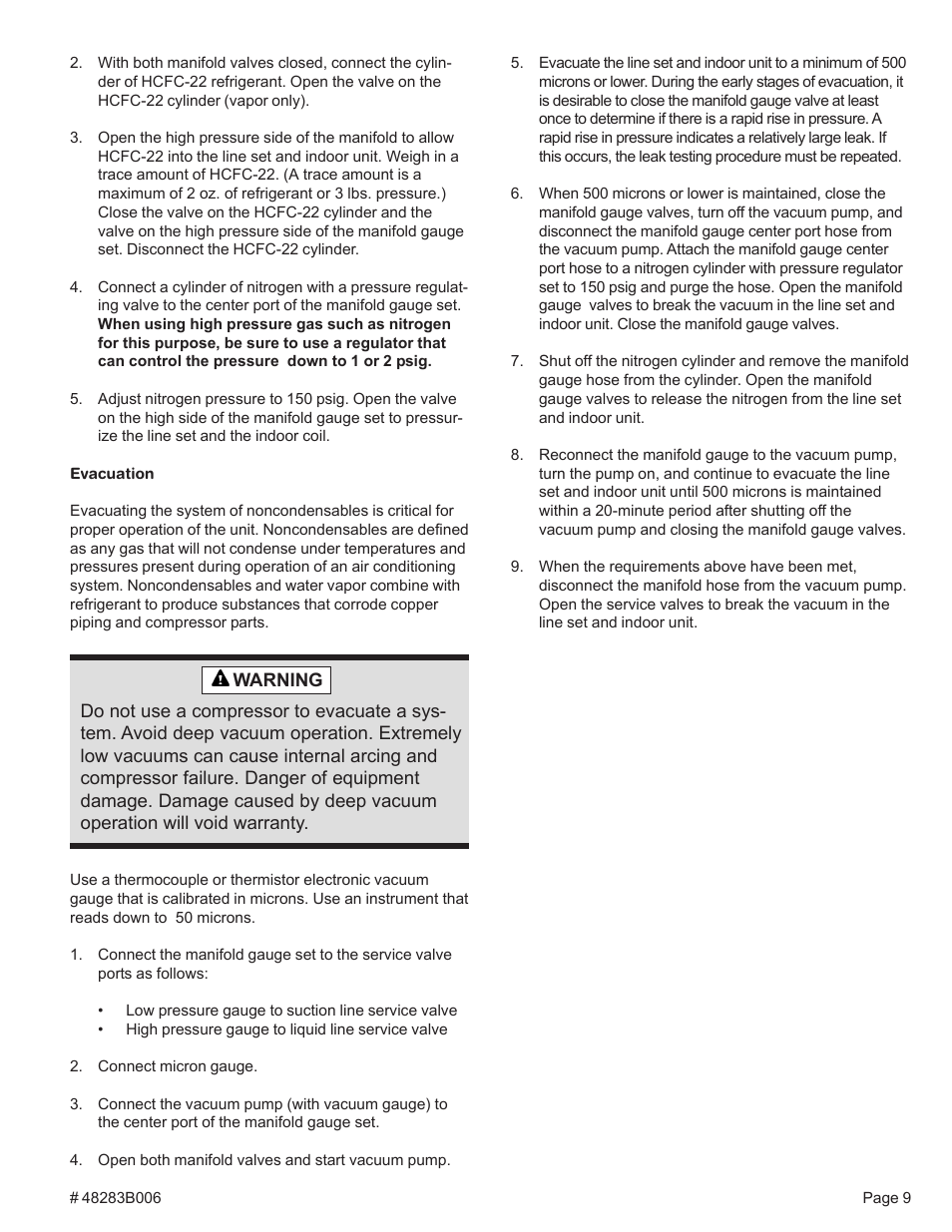 Lennox International Inc. 2SCU13 User Manual | Page 9 / 18