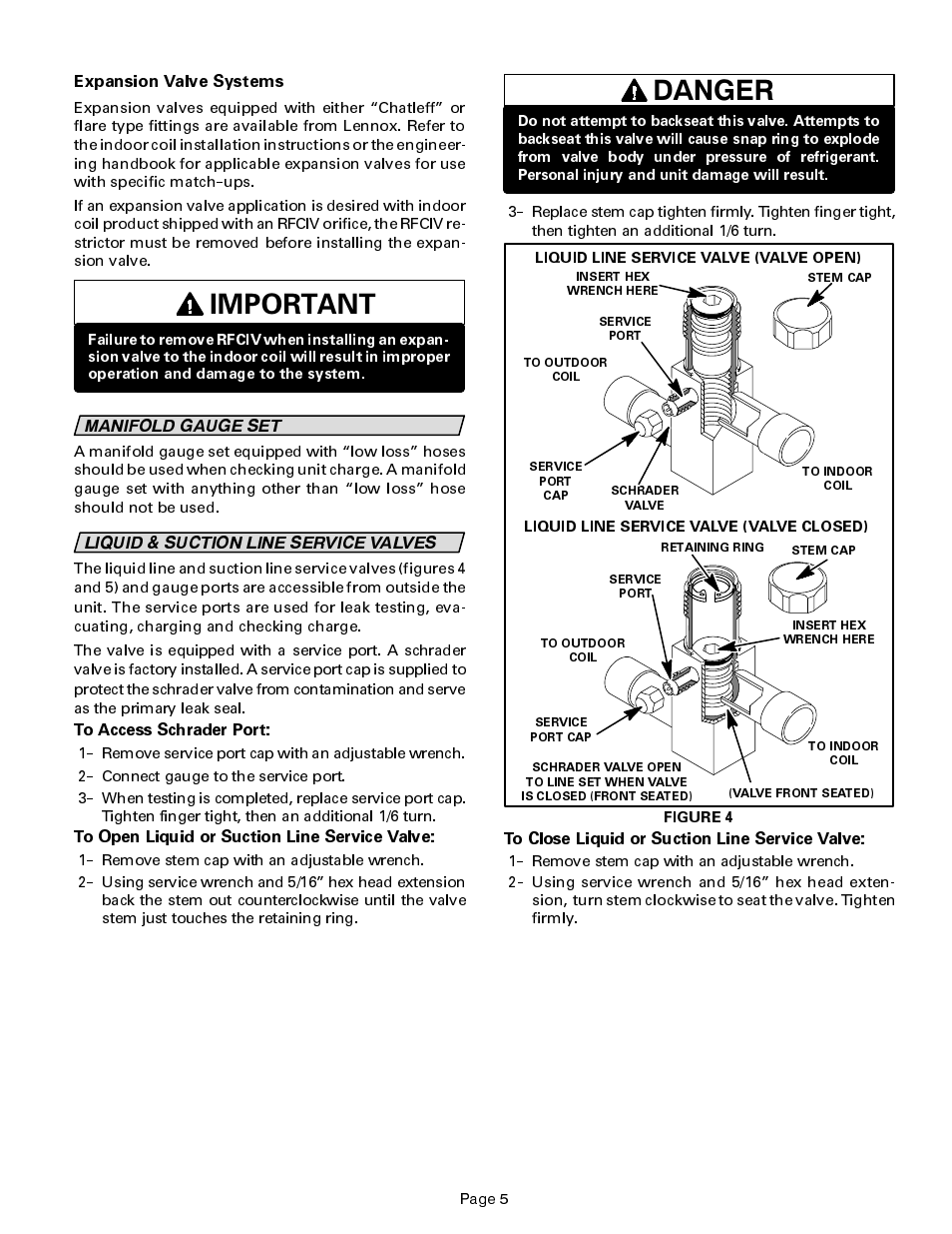 Important | Lennox International Inc. 10ACB User Manual | Page 5 / 12