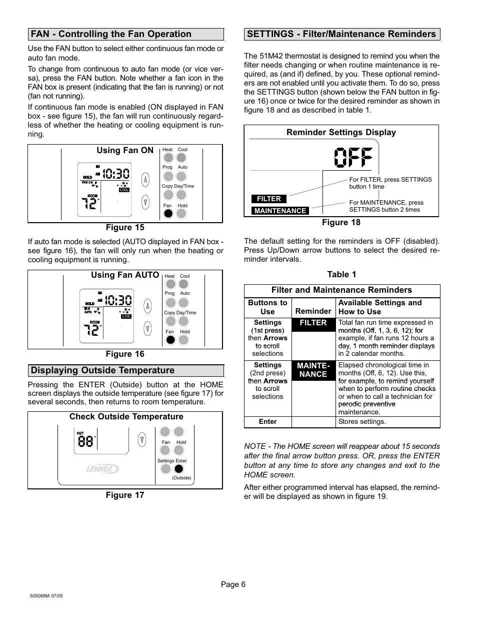 I0:30 | Lennox International Inc. 51M37 User Manual | Page 42 / 54