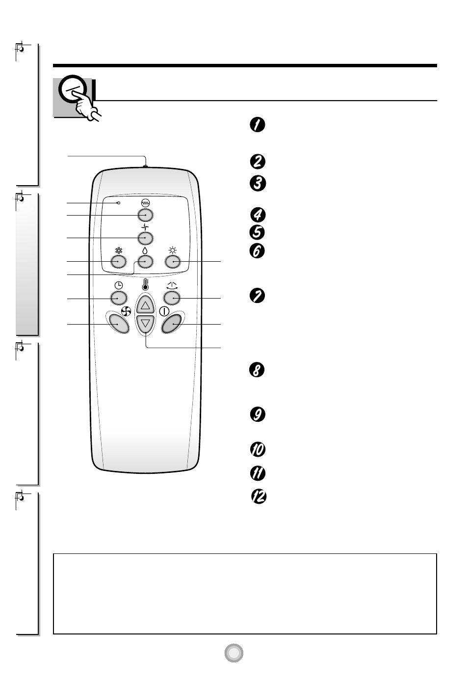 Name and function-remote control, Control | Lennox International Inc. R22 User Manual | Page 5 / 18