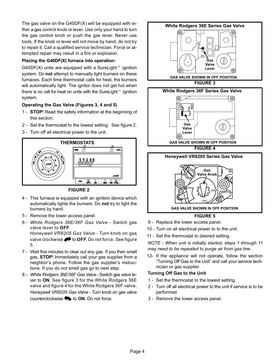 Lennox International Inc. G40DF(X) SERIES User Manual | Page 4 / 6