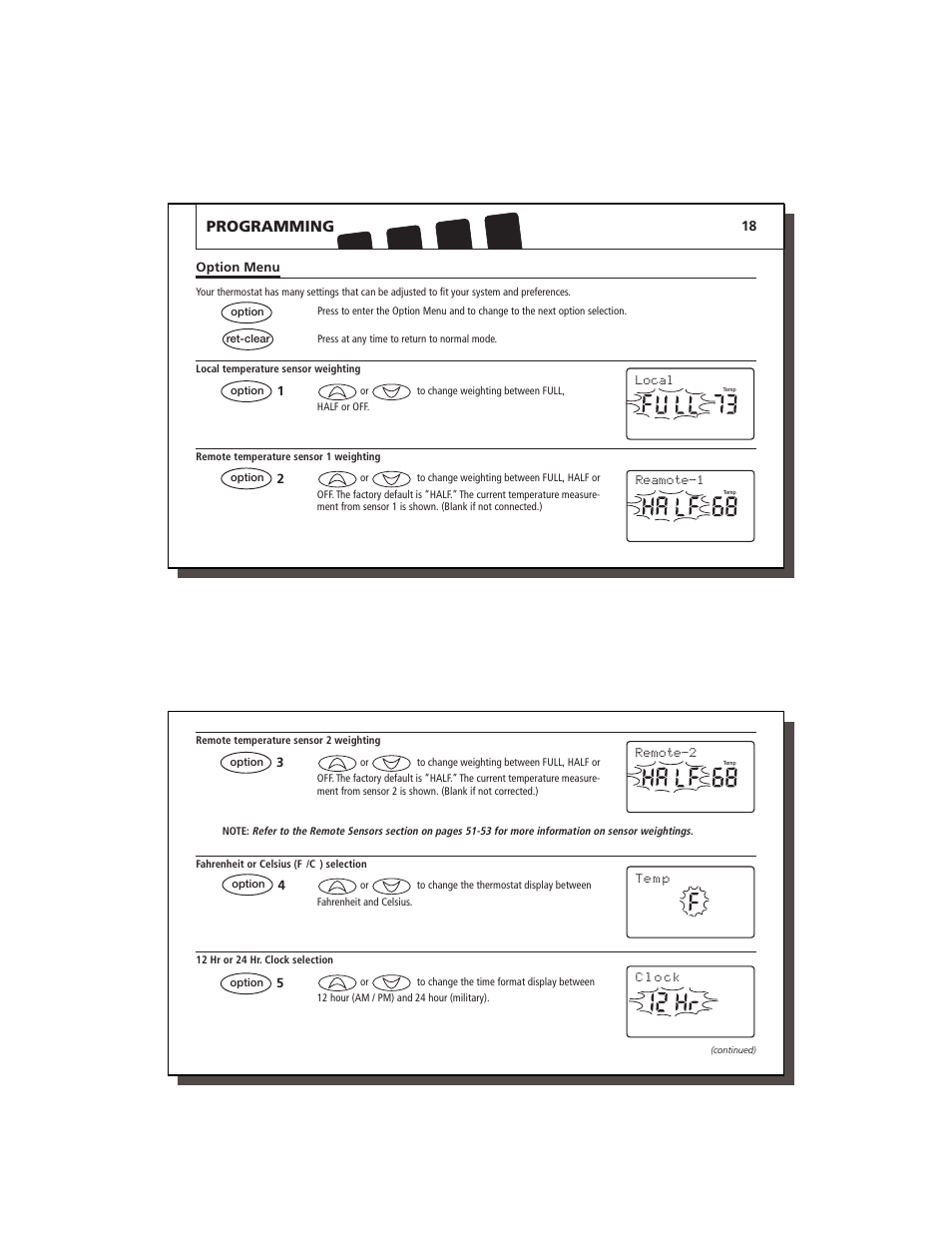 Programming | Lennox International Inc. 43558 User Manual | Page 10 / 31