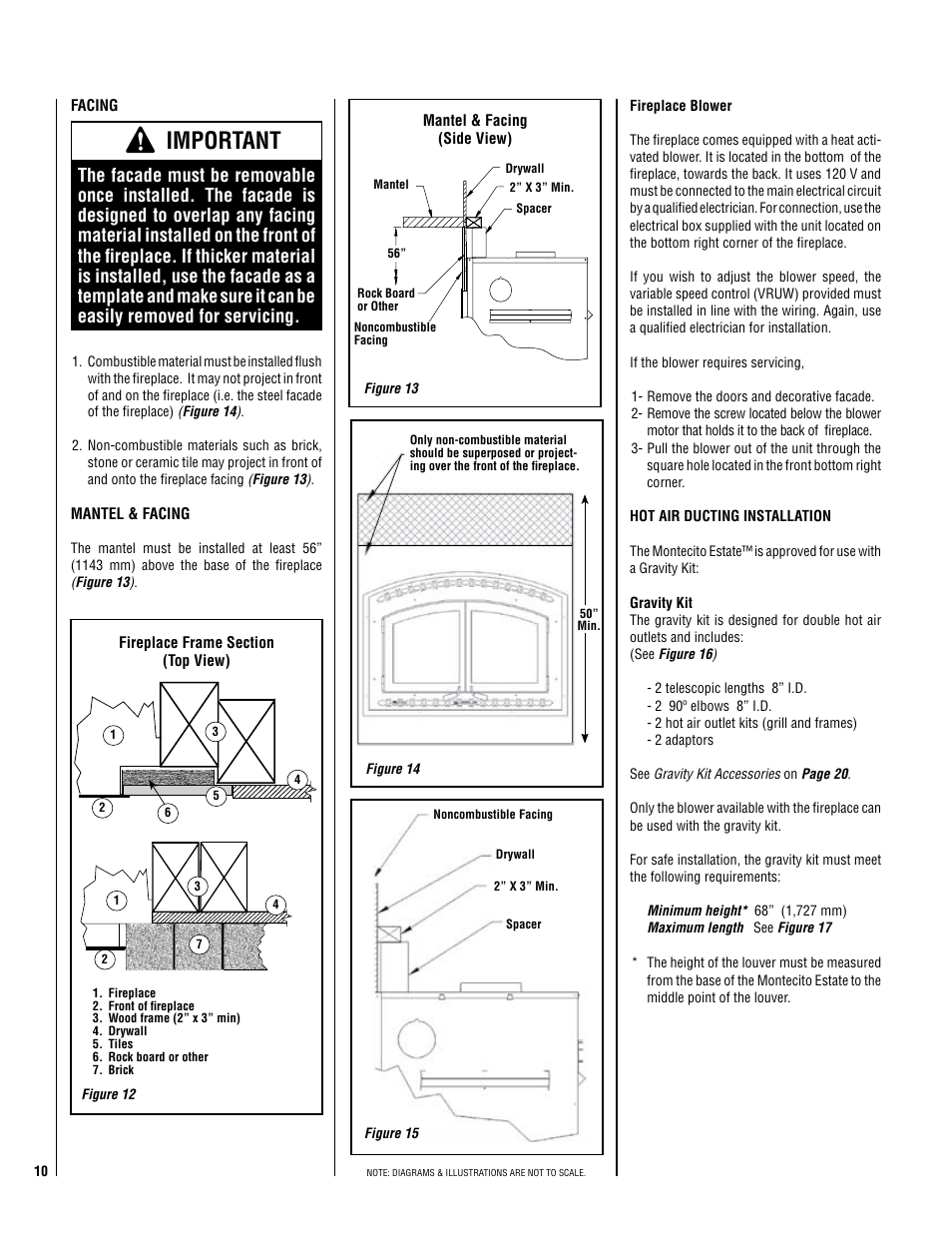 Important | Lennox International Inc. MONTECITO ESTATE MONTEST User Manual | Page 10 / 24