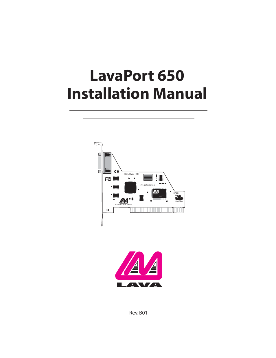 Lava Computer 650 User Manual | 20 pages