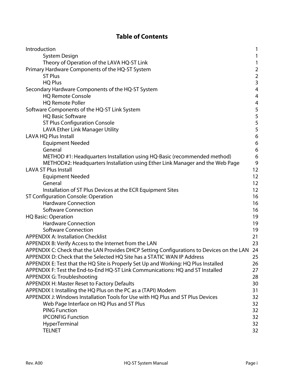 Lava Computer HQ-ST Link User Manual | Page 2 / 34