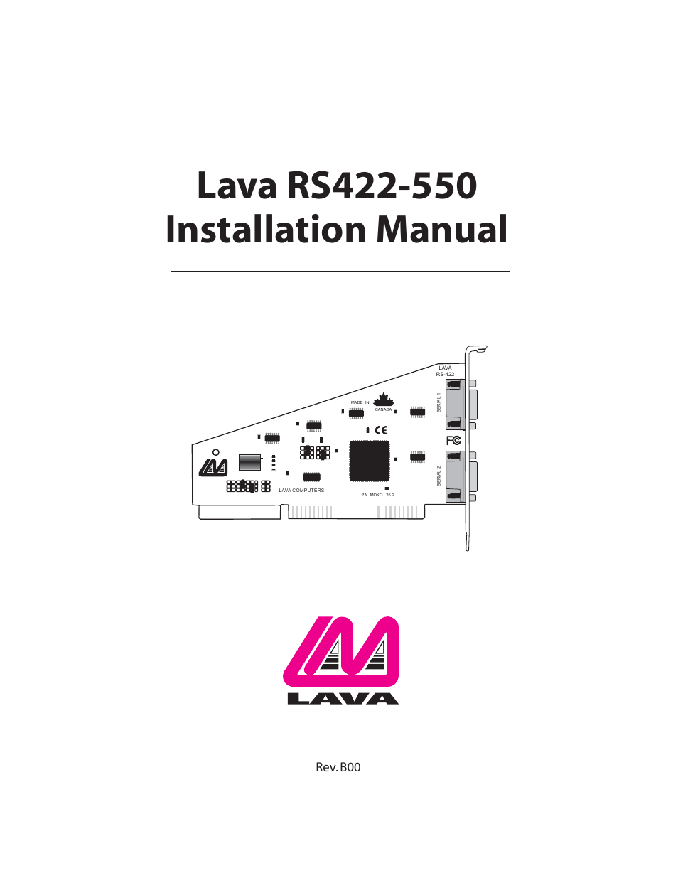 Lava Computer RS550 User Manual | 5 pages