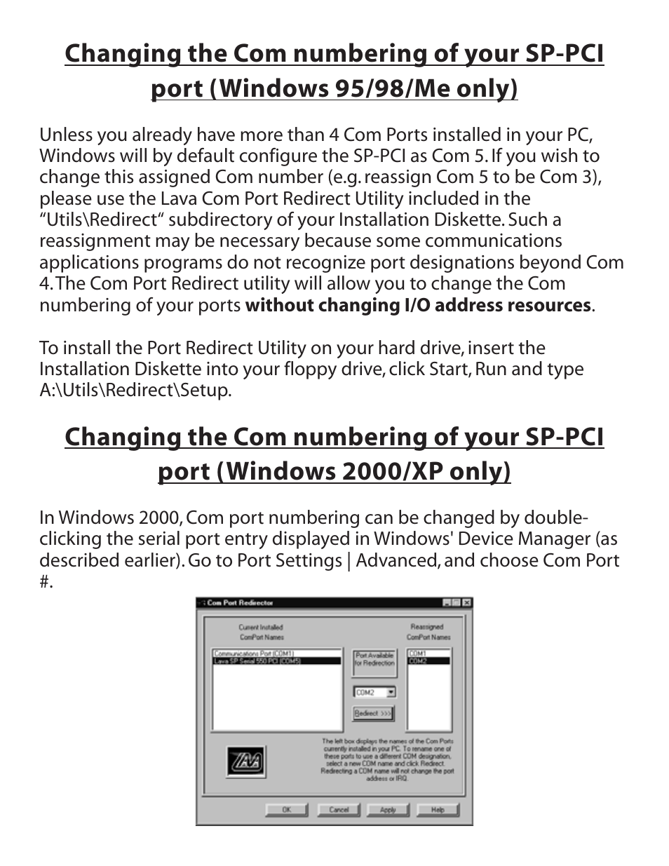 Lava Computer SP-PCI User Manual | Page 6 / 8