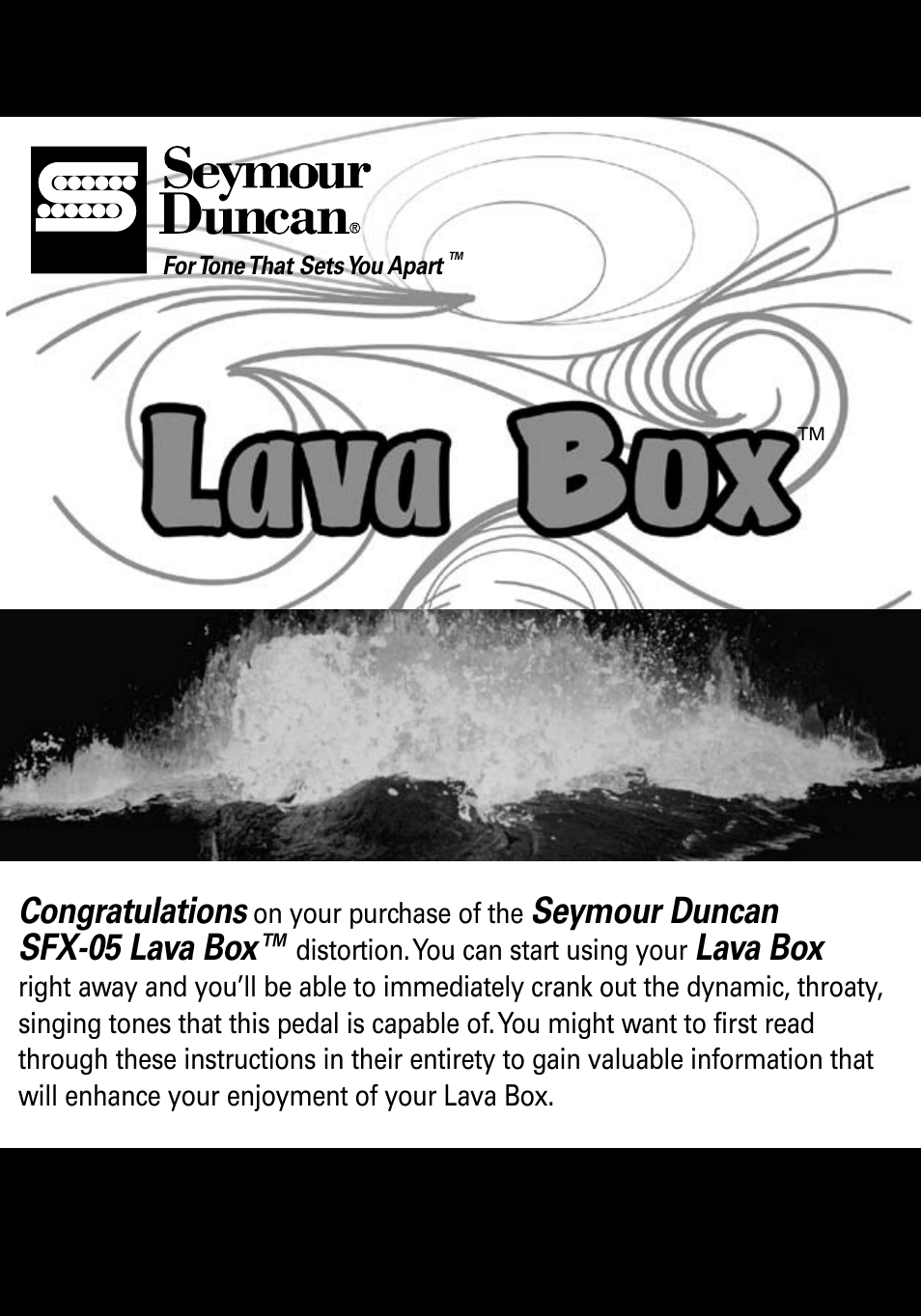 Lava Computer Lava BoxTM Distortion SFX-05 User Manual | 8 pages