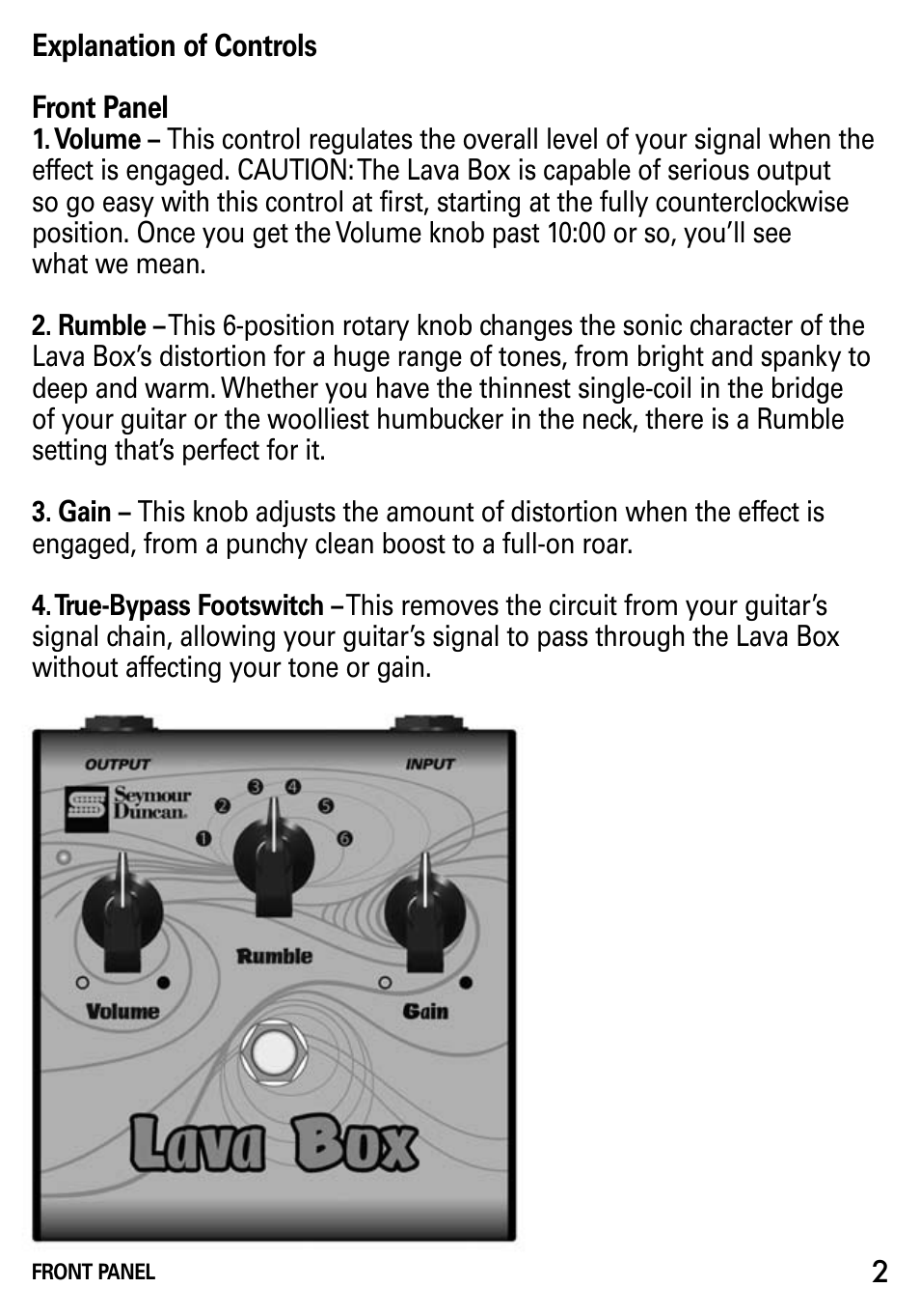 Lava Computer Lava BoxTM Distortion SFX-05 User Manual | Page 3 / 8