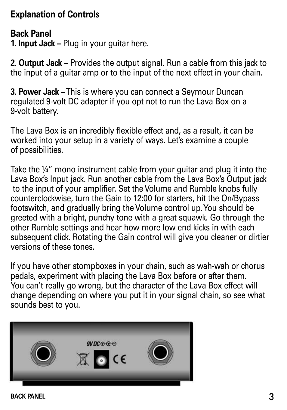 Lava Computer Lava BoxTM Distortion SFX-05 User Manual | Page 4 / 8