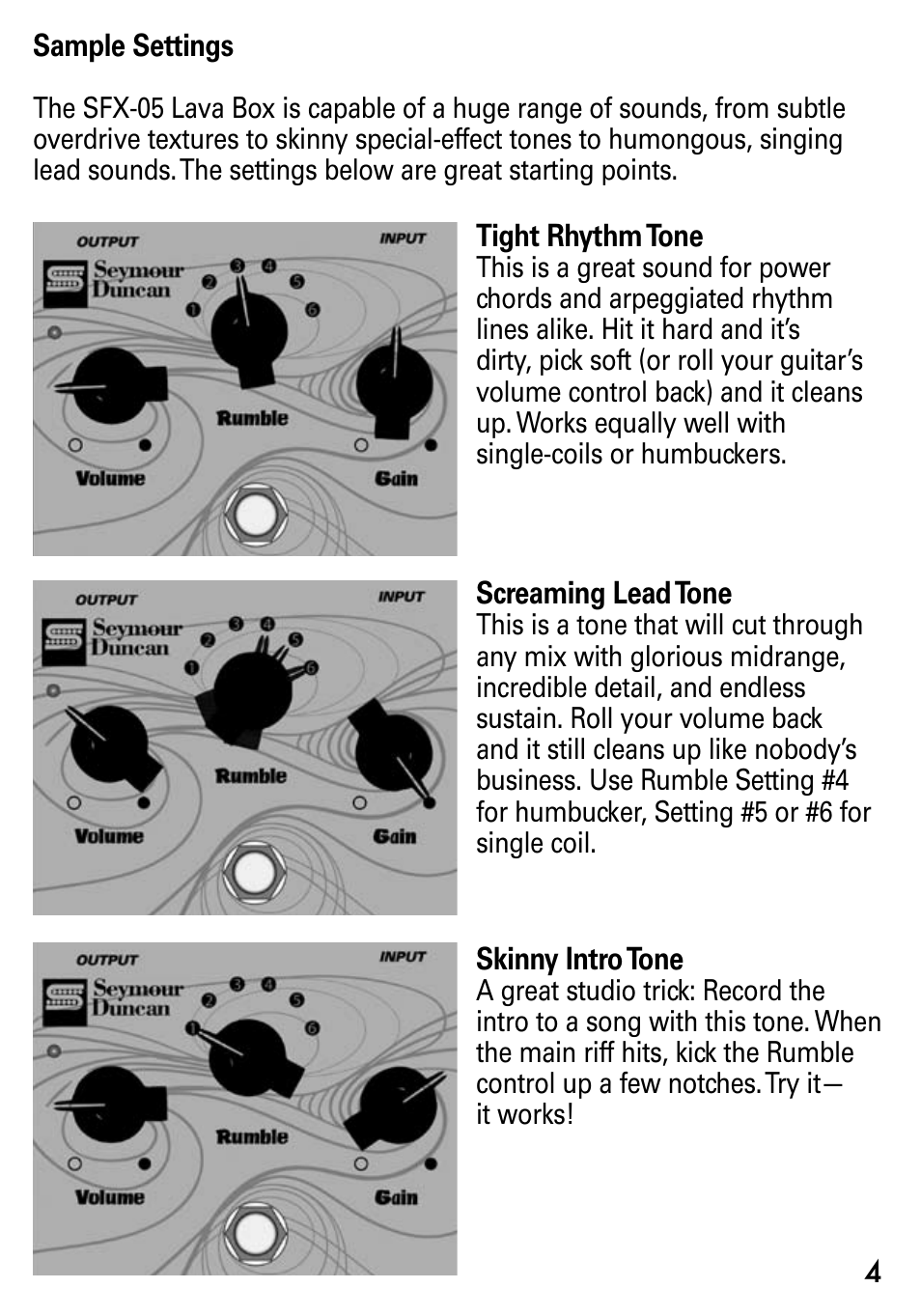 Lava Computer Lava BoxTM Distortion SFX-05 User Manual | Page 5 / 8