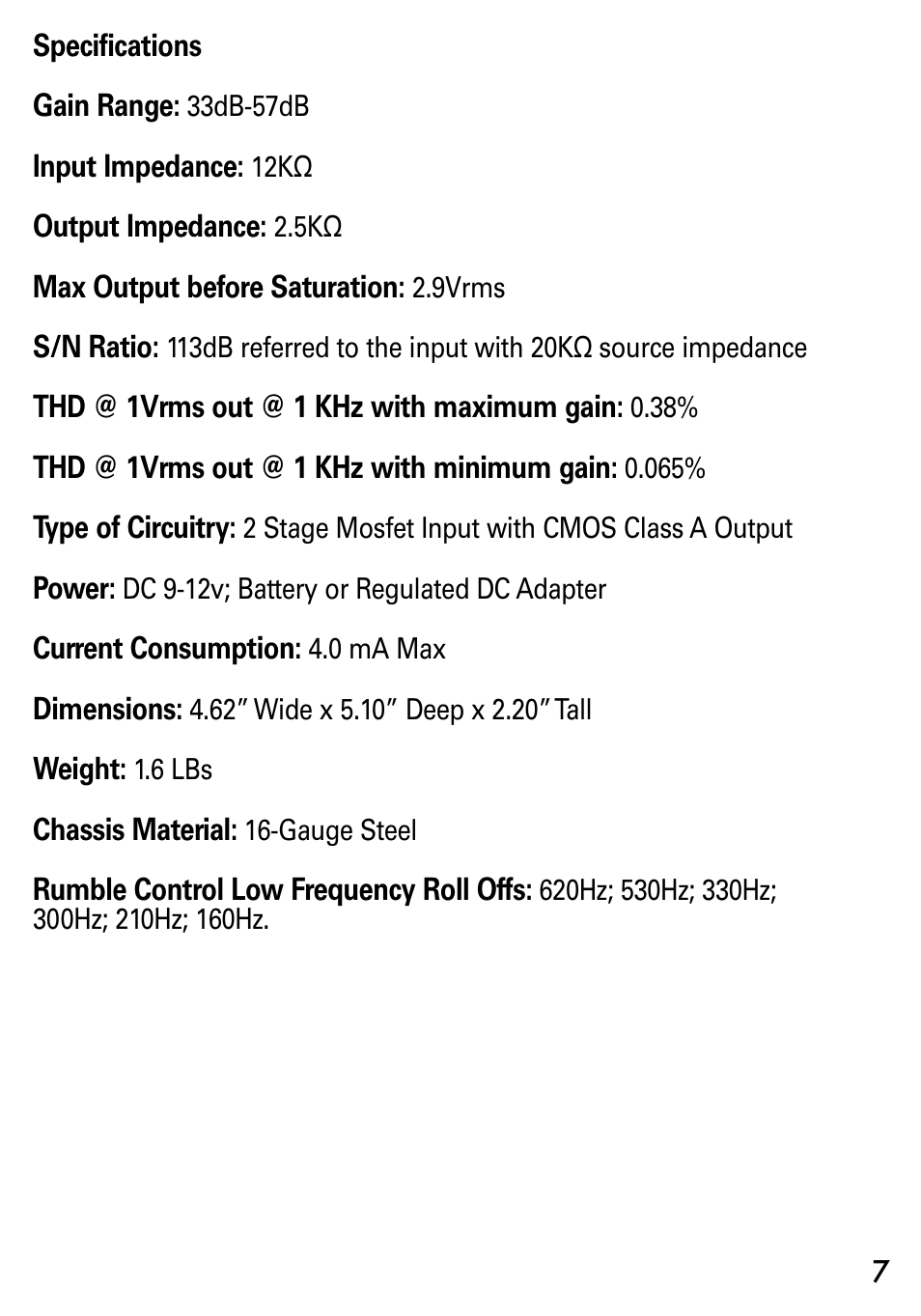 Lava Computer Lava BoxTM Distortion SFX-05 User Manual | Page 7 / 8