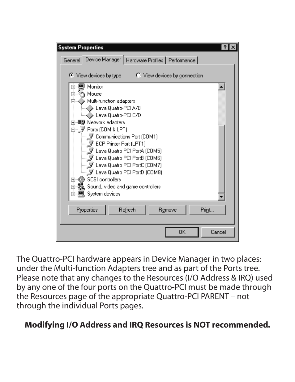 Lava Computer QUATTRO-PCI User Manual | Page 5 / 8