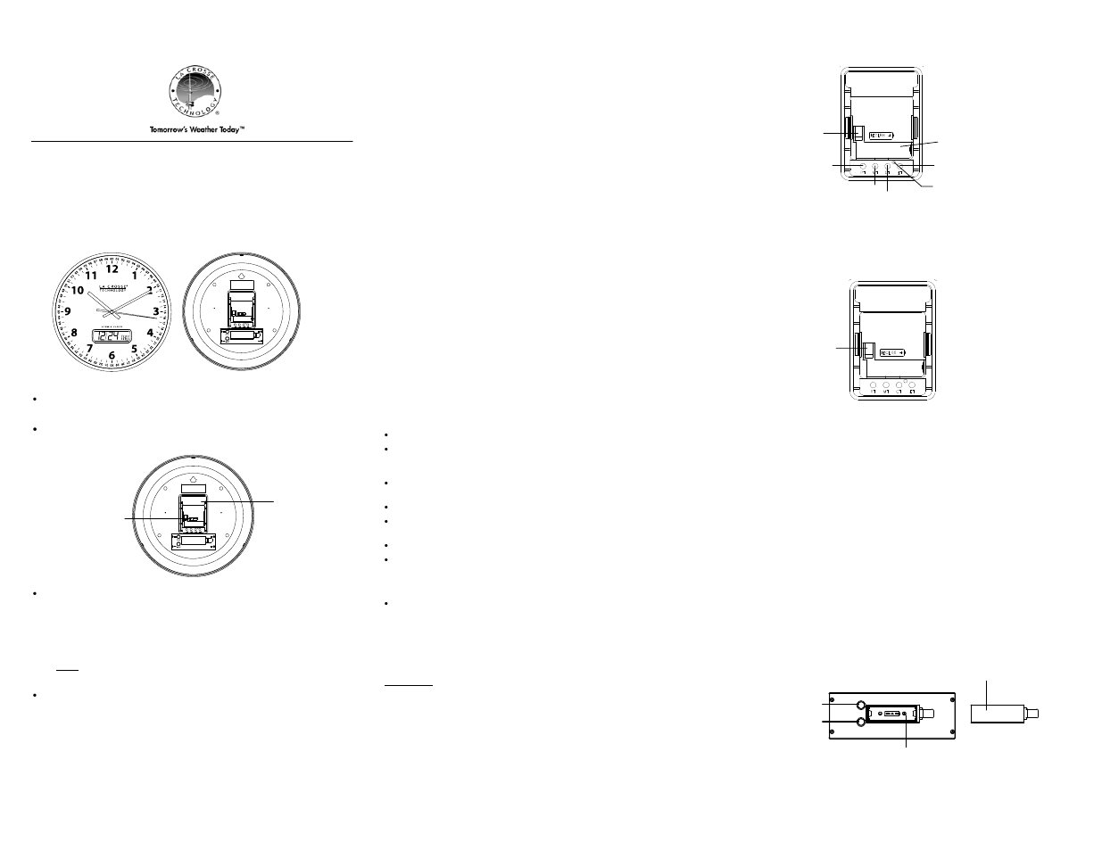 La Crosse Technology WT-3128 User Manual | 2 pages