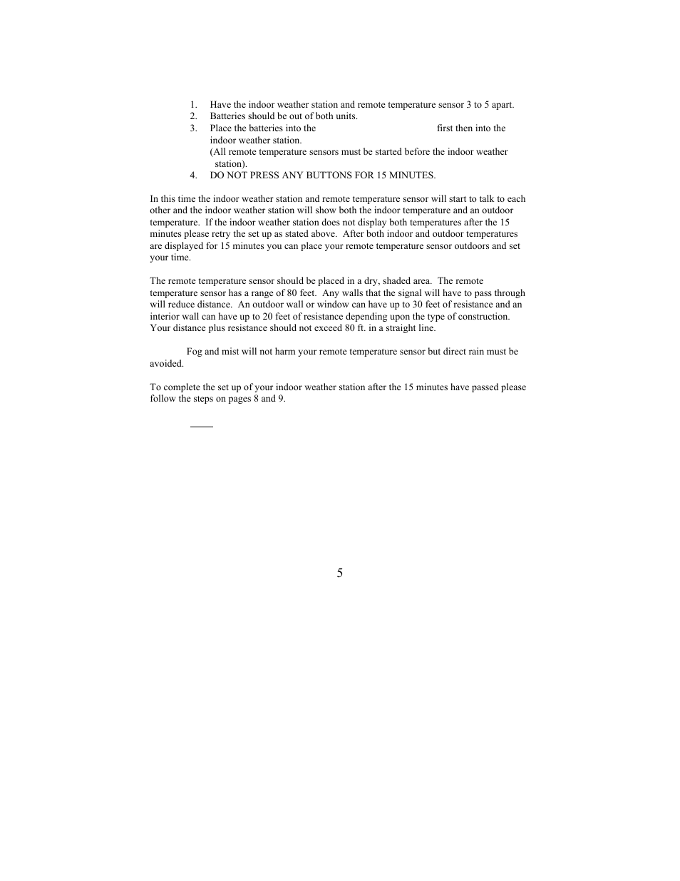 La Crosse Technology WS-9210U User Manual | Page 5 / 21