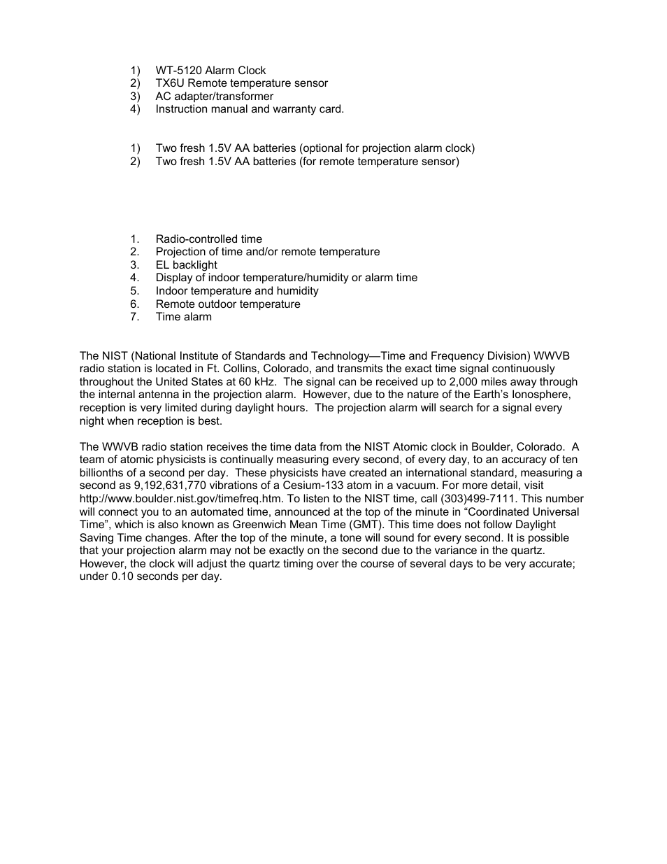 La Crosse Technology WT-5120 433 User Manual | Page 3 / 15