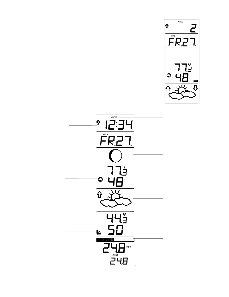 La Crosse Technology WIRELESS 433 MHZ WS-7395U User Manual | Page 10 / 21