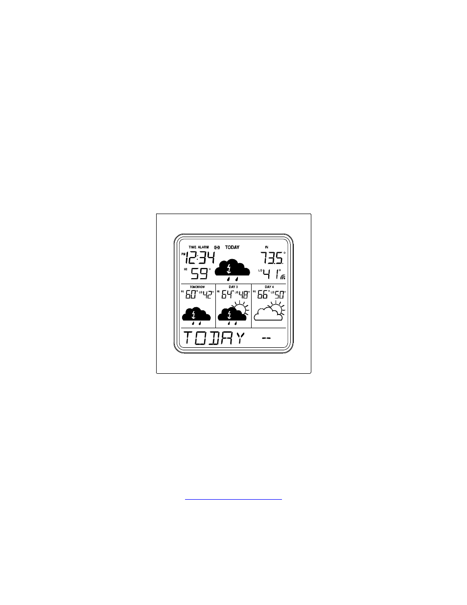 La Crosse Technology 4 DAY WIRELESS WEATHER FORECASTER WD-3105 User Manual | 25 pages