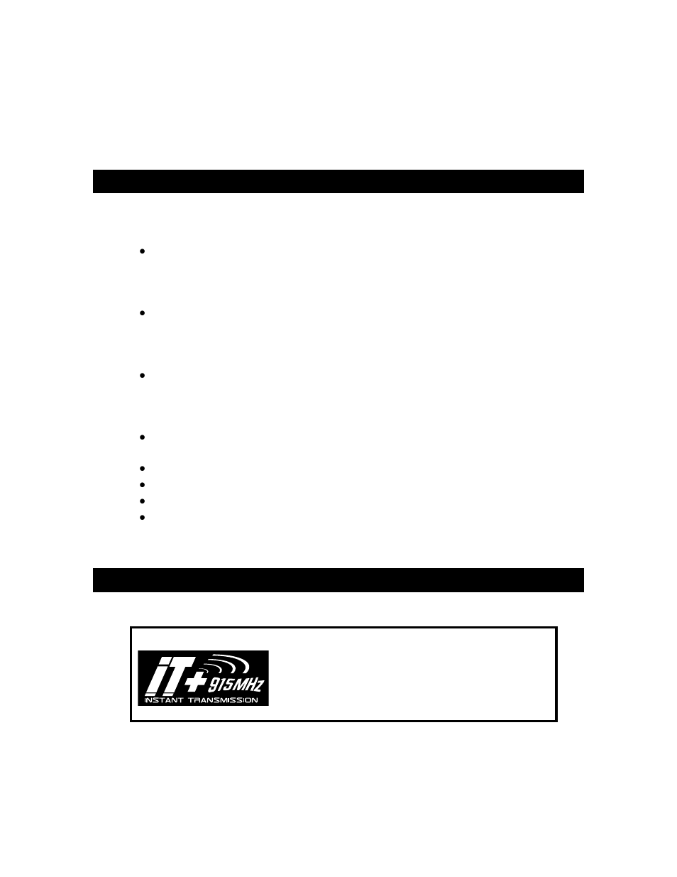 Included in the box, 915 mhz wireless sensor technology | La Crosse Technology 4 DAY WIRELESS WEATHER FORECASTER WD-3105 User Manual | Page 5 / 25