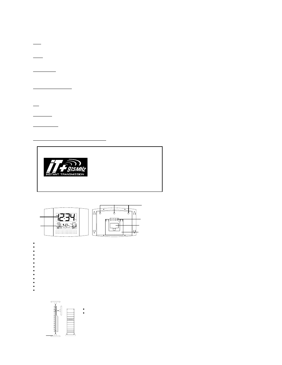 La Crosse Technology WS-8157U-IT User Manual | Page 2 / 8