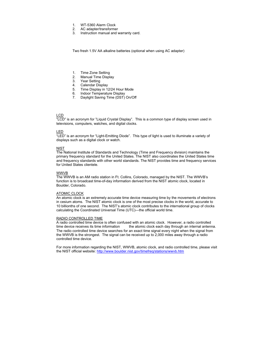 La Crosse Technology WT-5360U User Manual | Page 3 / 13
