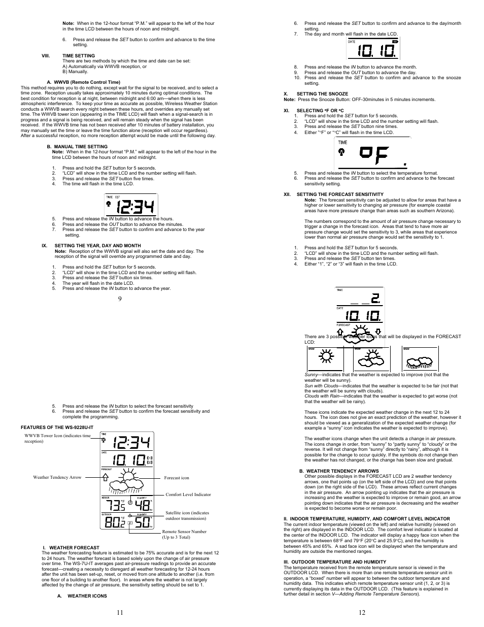 La Crosse Technology WS-9228U-IT User Manual | Page 3 / 5