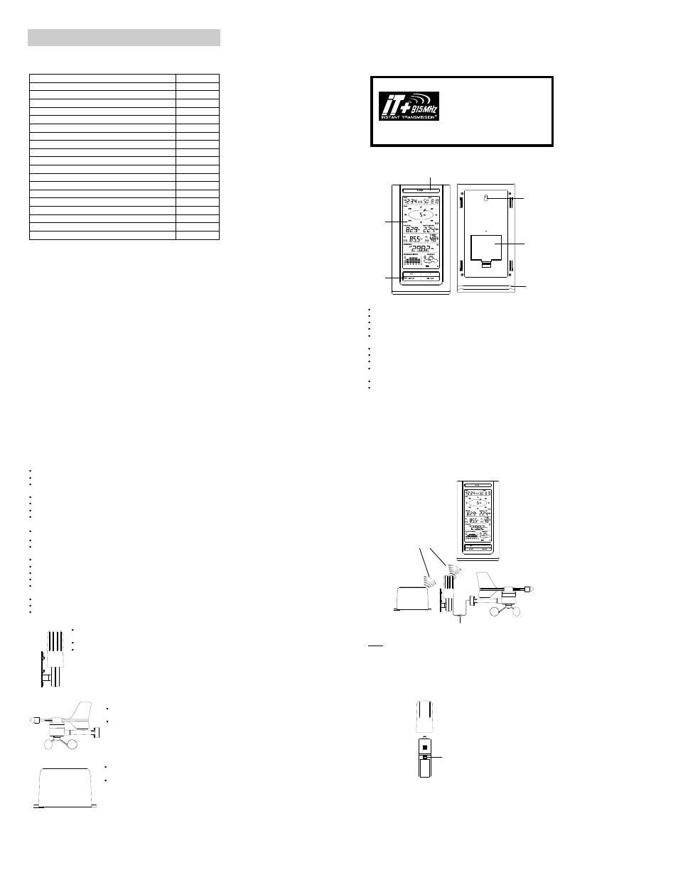 La Crosse Technology WS-1515U-IT User Manual | 8 pages