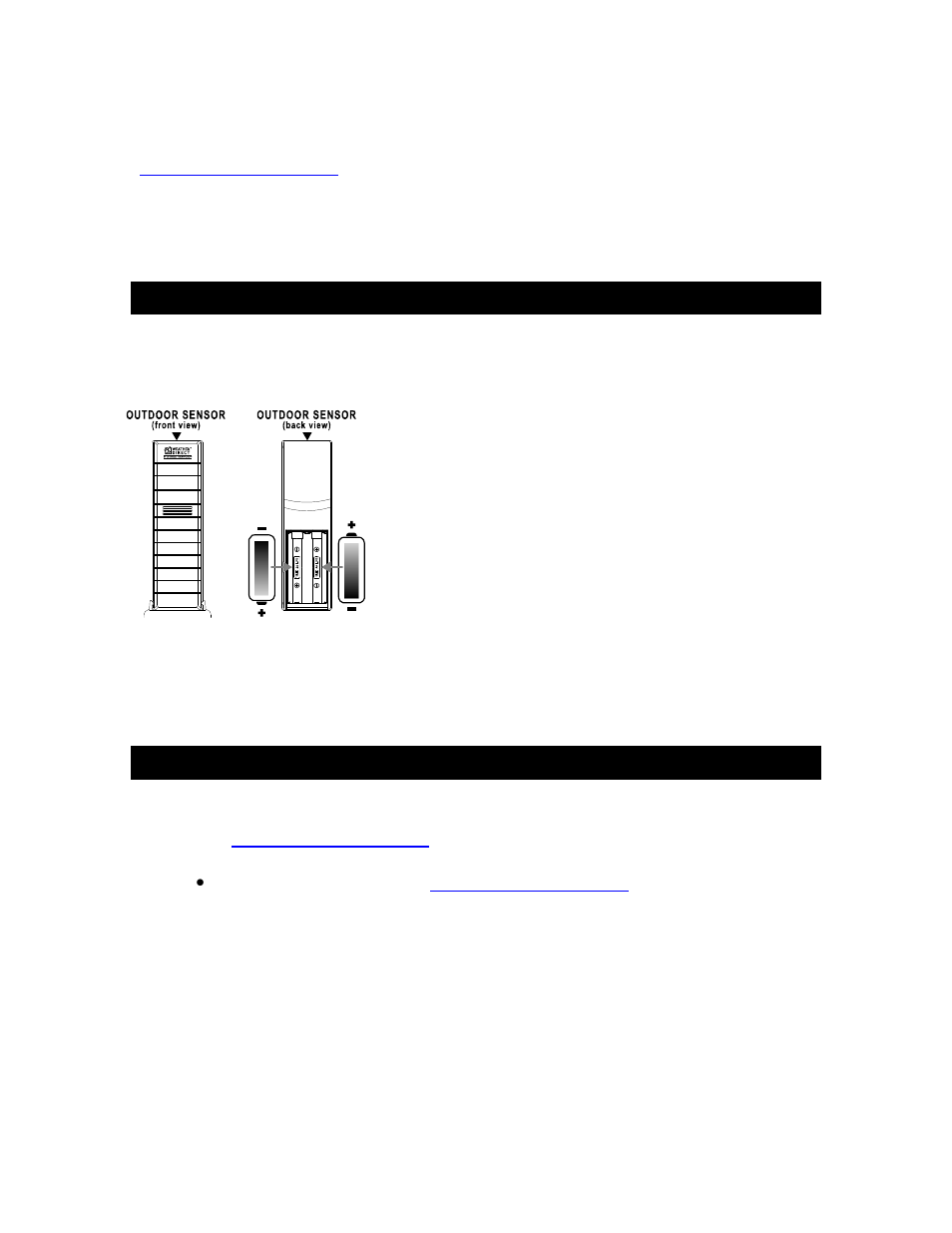 Wireless outdoor sensor, Edit device settings online | La Crosse Technology Weather Direct WA-1440U User Manual | Page 11 / 31