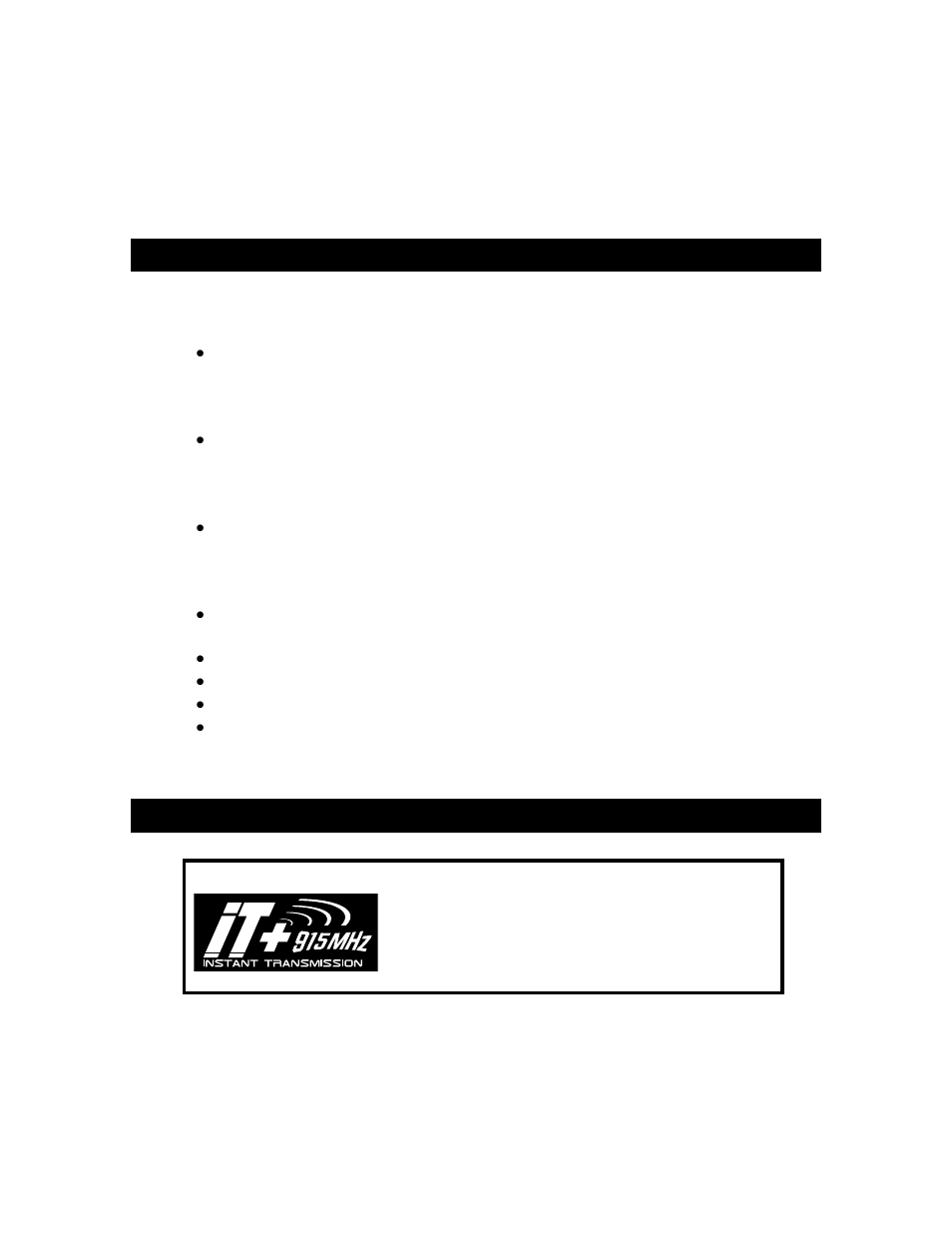 Included in the box, 915 mhz wireless sensor technology | La Crosse Technology Weather Direct WA-1440U User Manual | Page 5 / 31