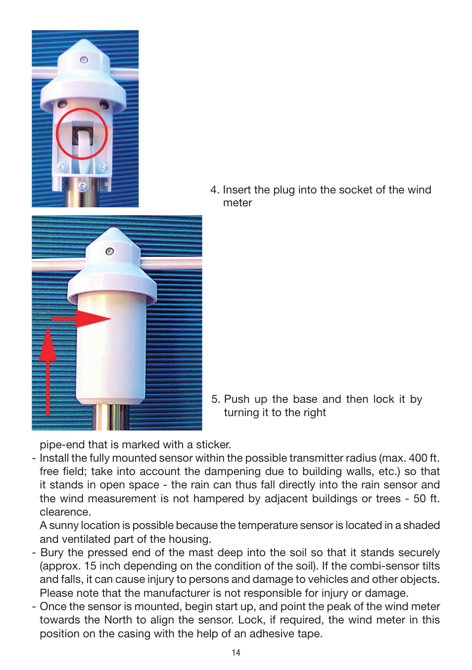 La Crosse Technology WS 550 US User Manual | Page 14 / 64
