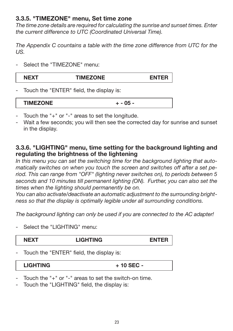 La Crosse Technology WS 550 US User Manual | Page 23 / 64