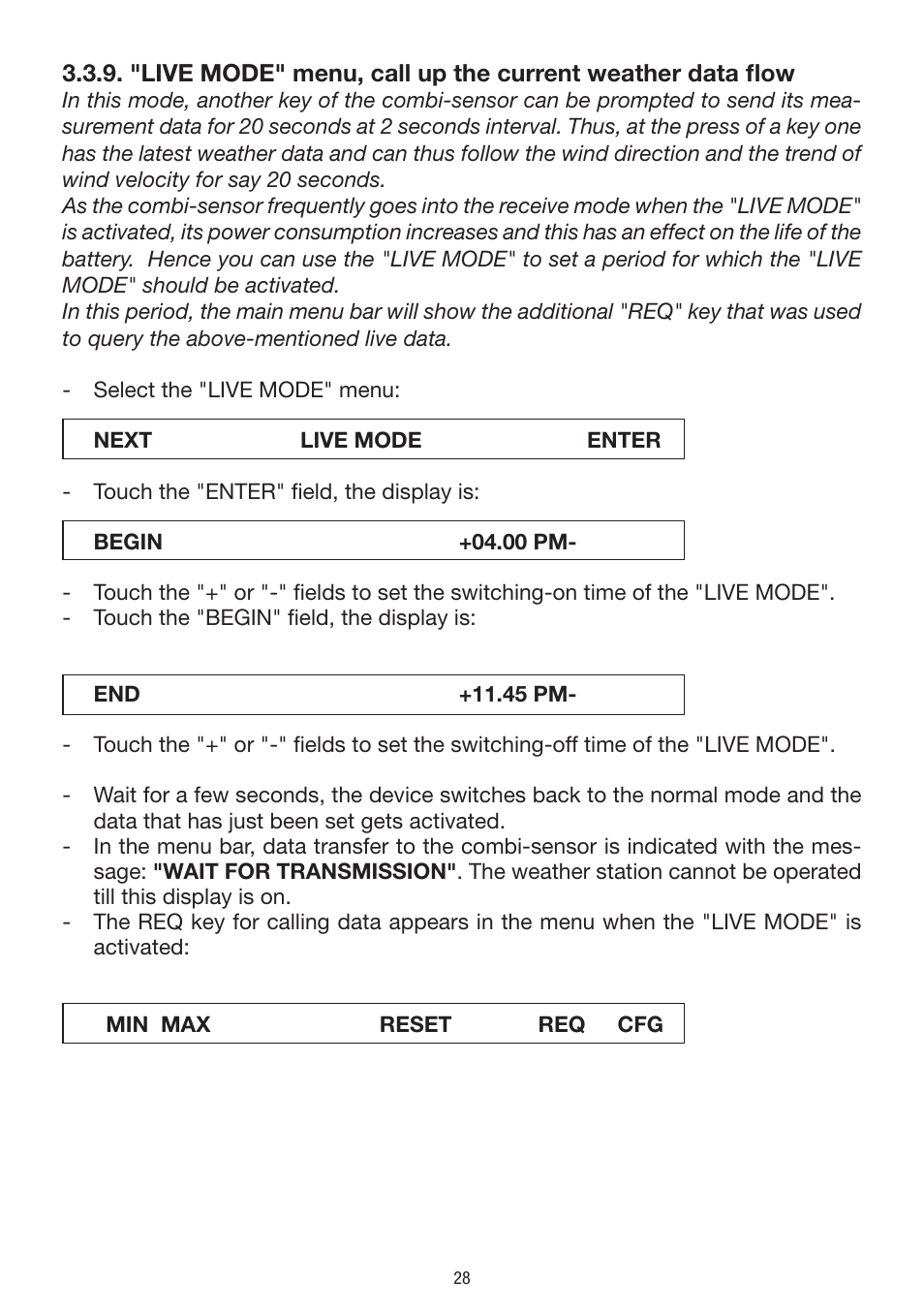 La Crosse Technology WS 550 US User Manual | Page 28 / 64