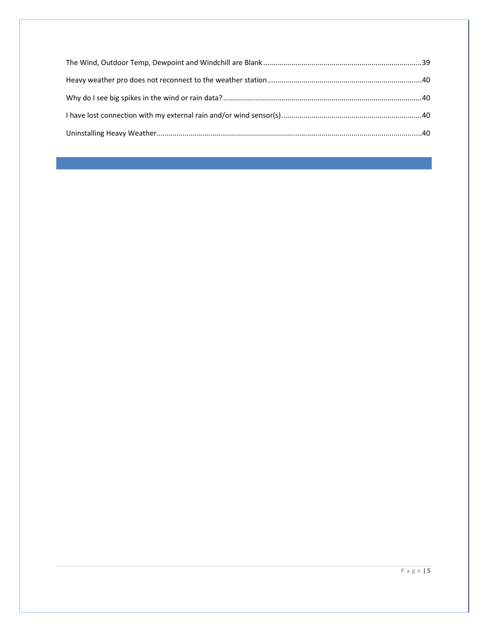 La Crosse Technology 2800 User Manual | Page 5 / 40