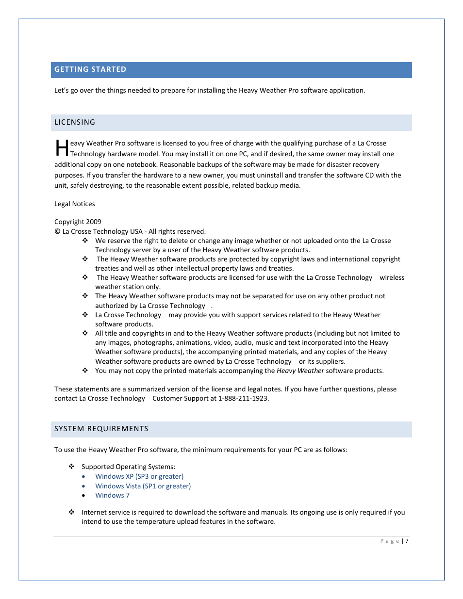 La Crosse Technology 2800 User Manual | Page 7 / 40