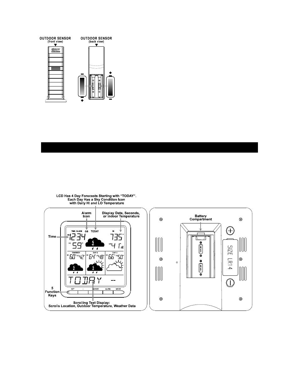 Wireless display operation | La Crosse Technology Weather Direct WD-3103U User Manual | Page 11 / 25