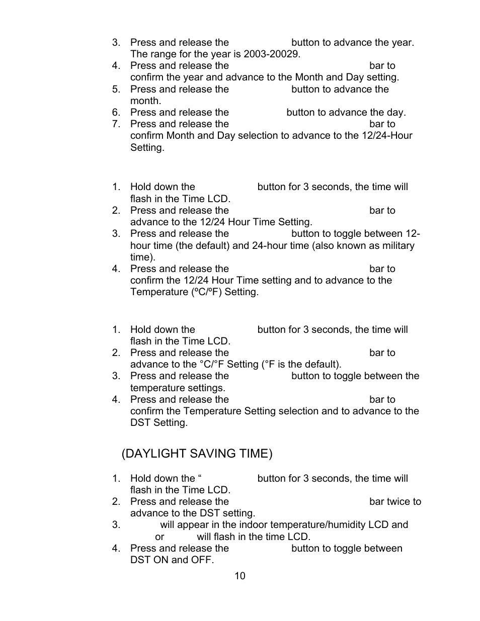 La Crosse Technology WT-5130ER User Manual | Page 10 / 23