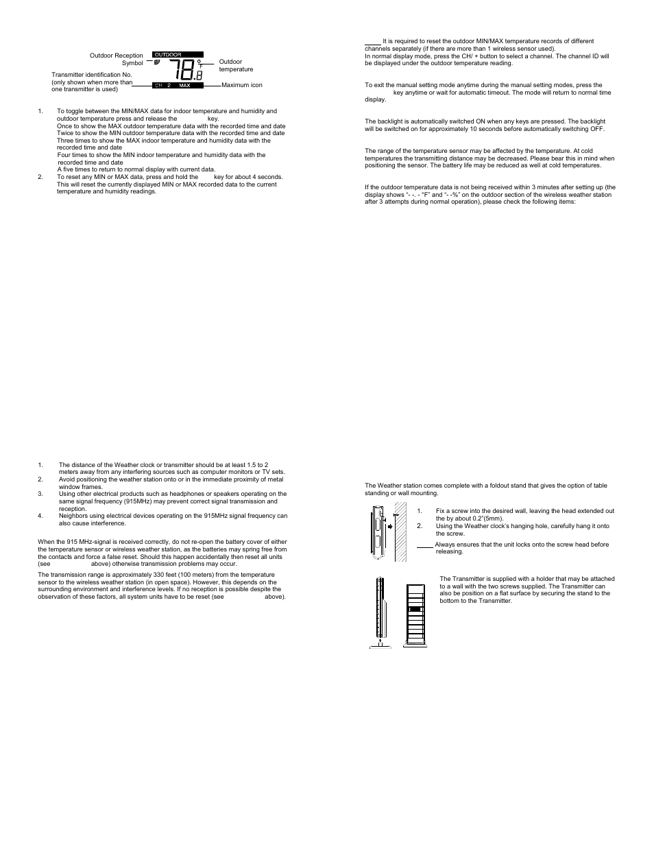 La Crosse Technology WS-9611U-IT User Manual | Page 10 / 17