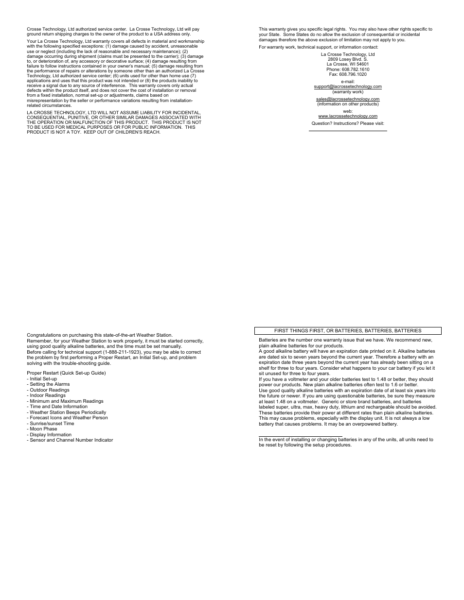 La Crosse Technology WS-9611U-IT User Manual | Page 12 / 17