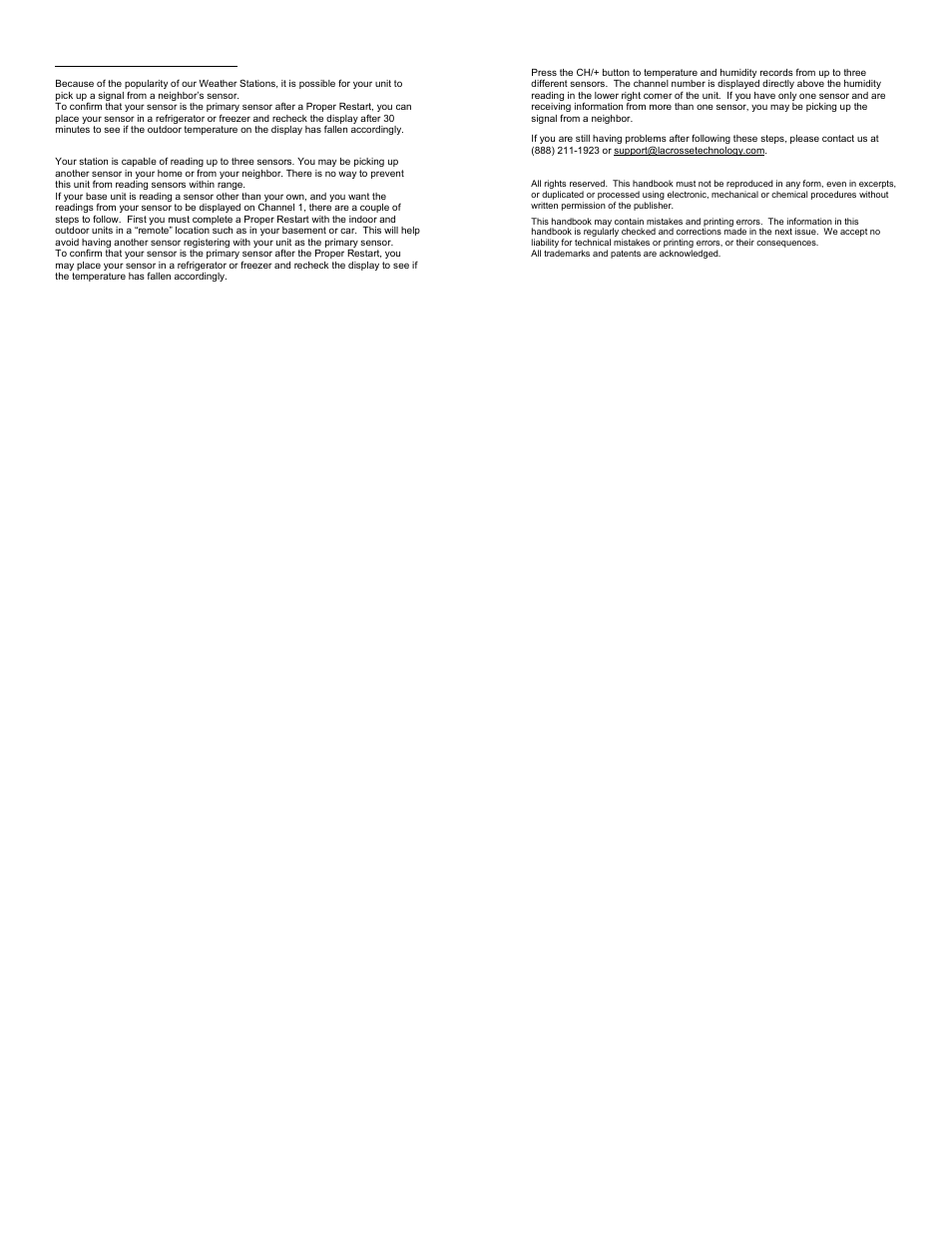 La Crosse Technology WS-9611U-IT User Manual | Page 17 / 17