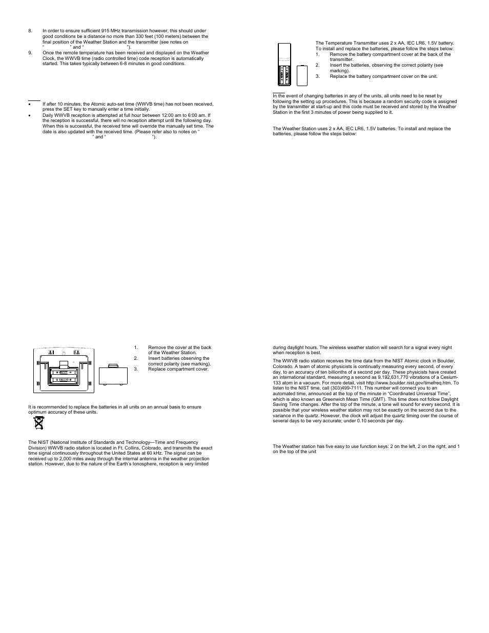 La Crosse Technology WS-9611U-IT User Manual | Page 3 / 17