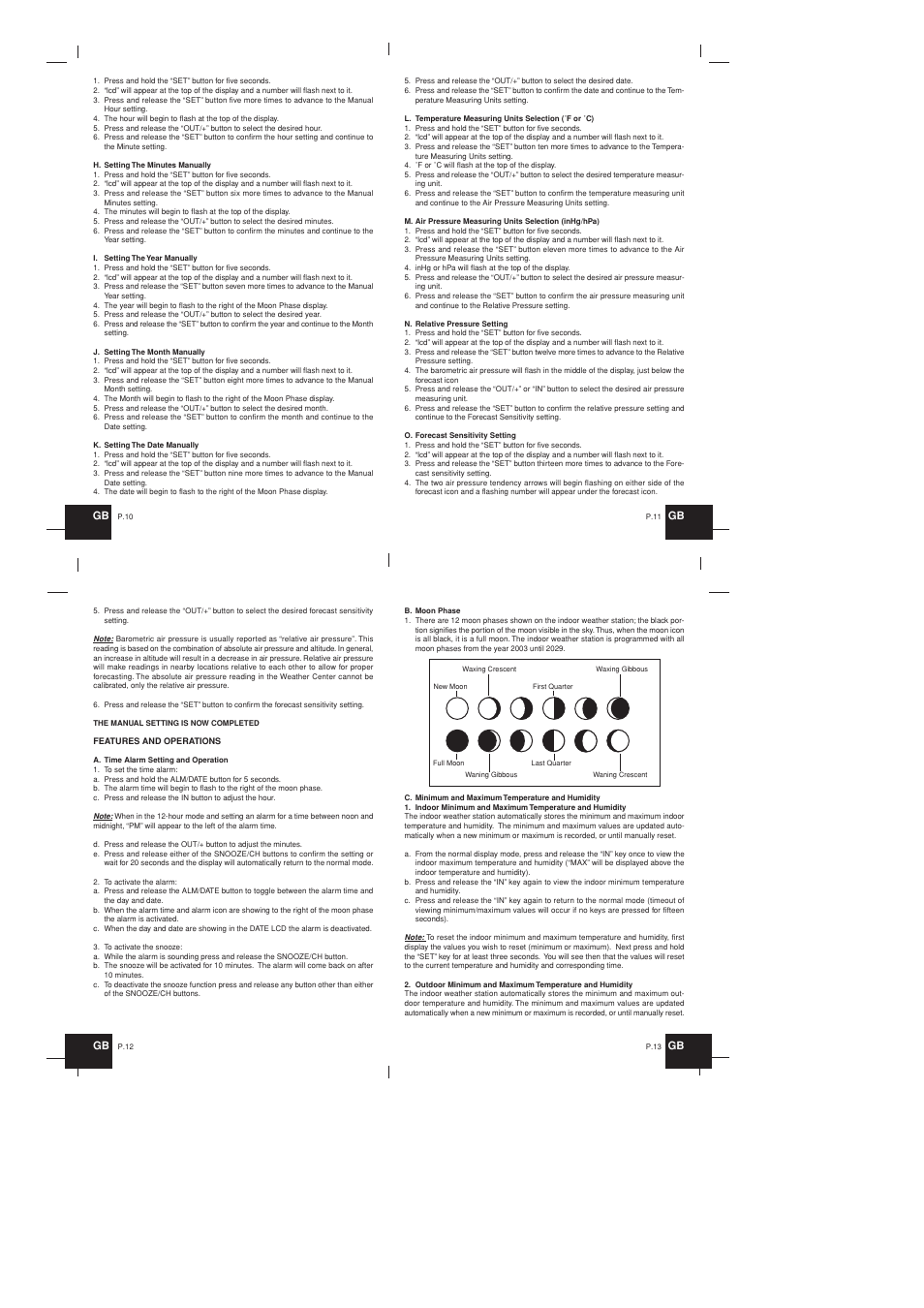 La Crosse Technology Wireless 433 MHz Weather Station WS-9032U User Manual | Page 4 / 9