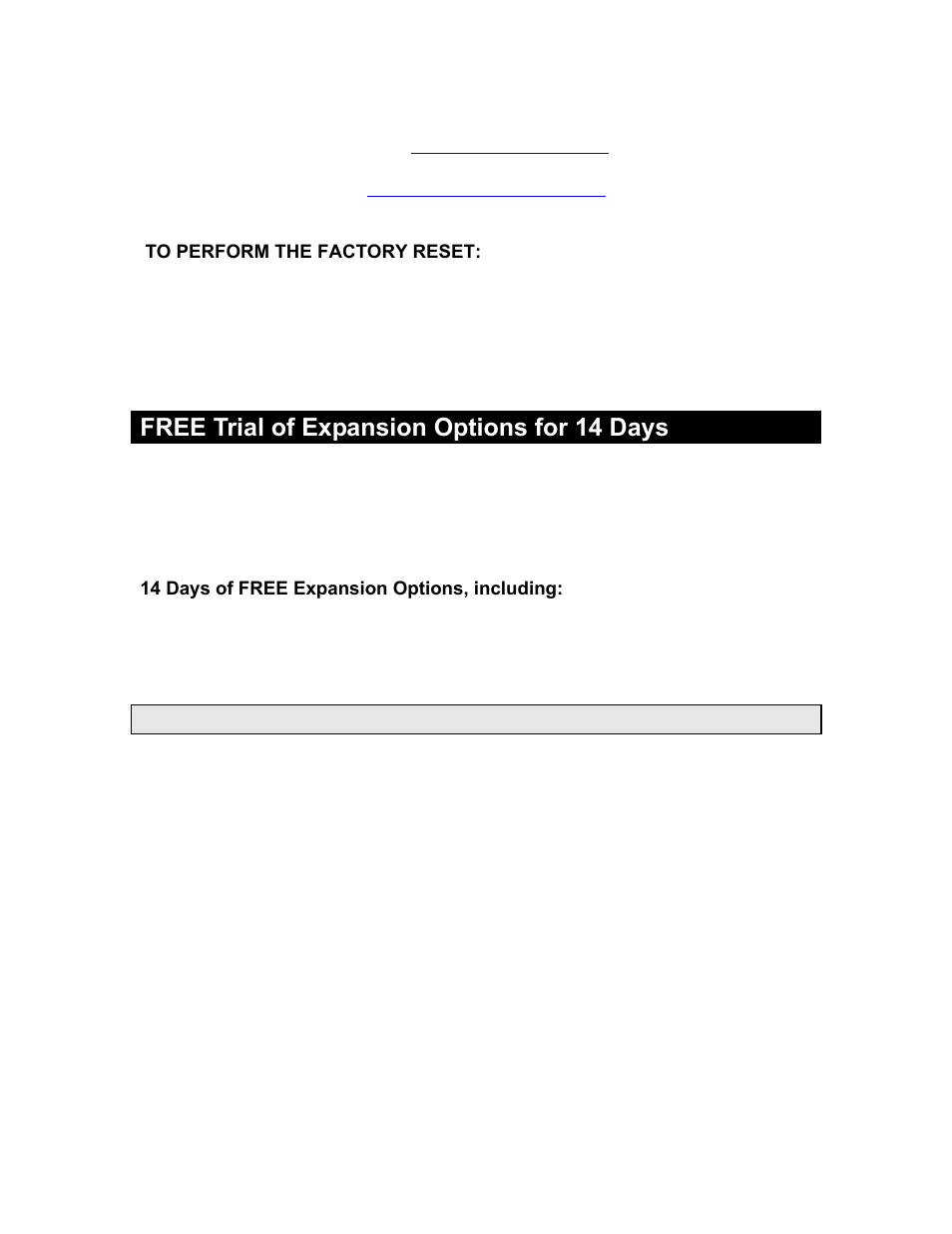 Free trial of expansion options for 14 days | La Crosse Technology Weather Direct WD-2512U User Manual | Page 17 / 26