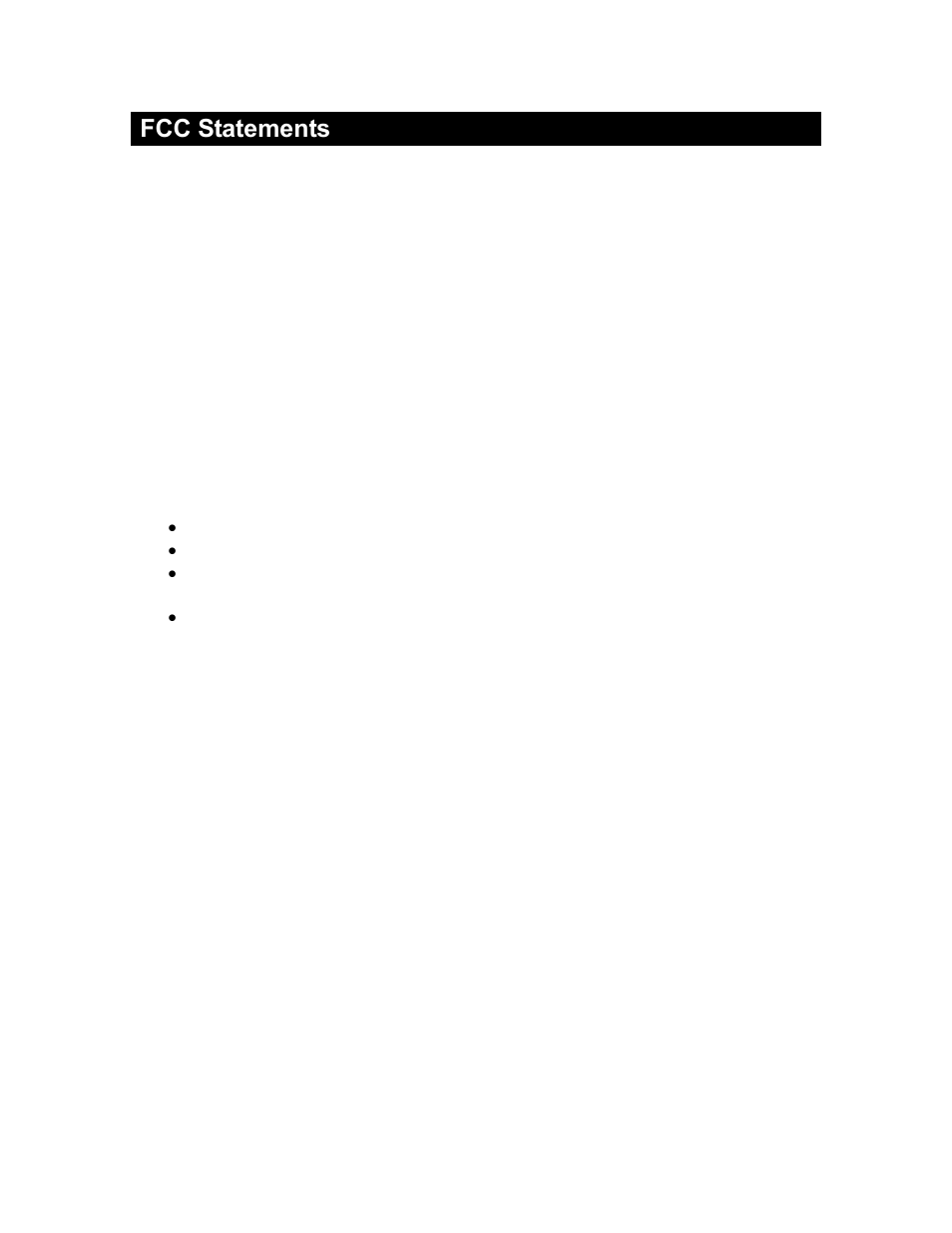 Fcc statements | La Crosse Technology Weather Direct WD-2512U User Manual | Page 24 / 26