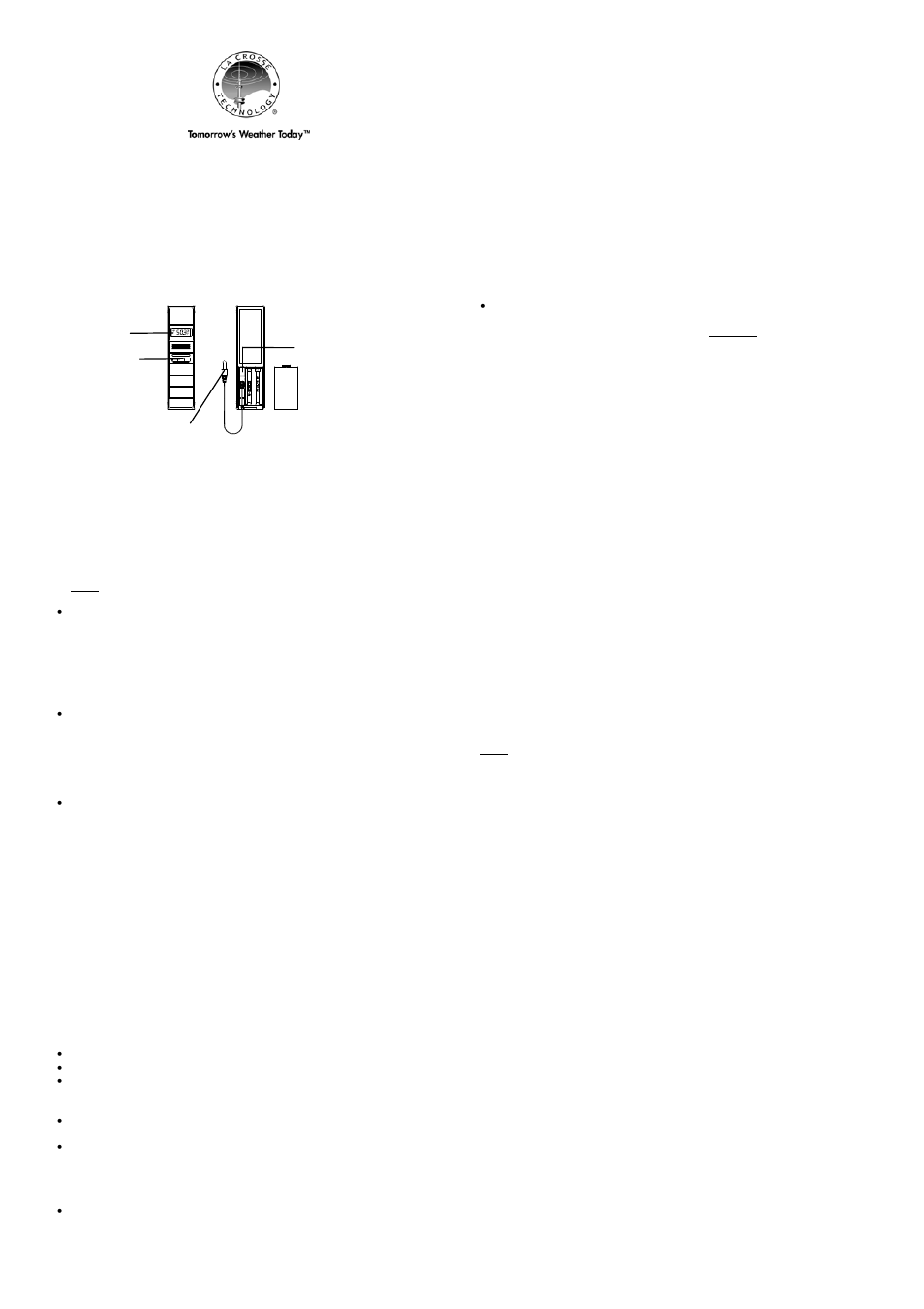 La Crosse Technology TX60U-IT User Manual | 2 pages